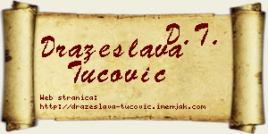 Dražeslava Tucović vizit kartica